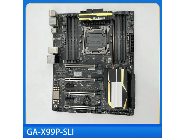 X99 Desktop Motherboard PCI-E 3.0 128GB DDR4 LGA2011-V3 GA-X99P-SLI