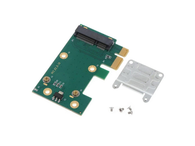 MINI PCIE to PCI-E Card PCI- for Express Network Adapter Green Edition Riser Card Iron Sheet SQWF