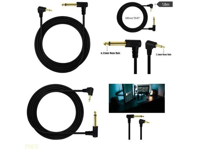 6.5 to 3.5 Aux Cable Adapter for Speaker Guitar Amplifier TS Cable
