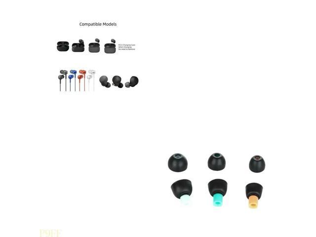 Comfortable Listening Experience Silicone Eartips for LinkBudsS/WFC500, Multiple Size Ear Plugs Noise Reductions
