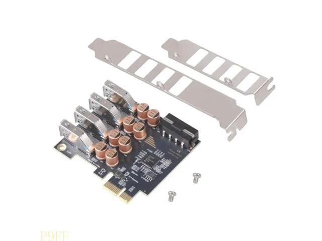PCIe to 4 Port USB 4Pin Expansion Card Front Connector 5Gbps Speed Transmisson