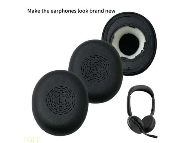 1pair Breathable Sponge Ear Cushions For Evolve2 65Flex Headphone Earpads