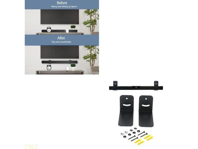 High Strength Steel Speaker Wall Mounts Auditory Stands Holders Enhances Sound