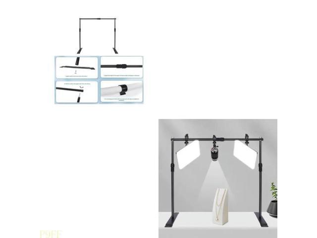 Background Stand Telescoping Height Adjustable for Studios Easy to Assemble