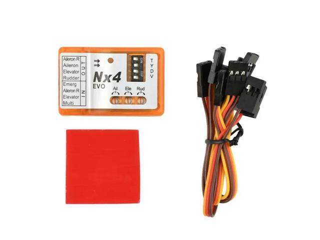 NX4 PRO/EVO Flight Controller 3D Flight Gyroscope Balance For Fixed-Wing Aircraft Support Rate/Hold/Gyro Off Mode B
