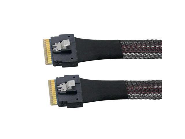 Server High-Speed Cable SFF-8654 Slim SAS To PCI-E Slimline SAS 4.0 SFF-8654 8I 74Pin Host Server Disk Array Data Cable
