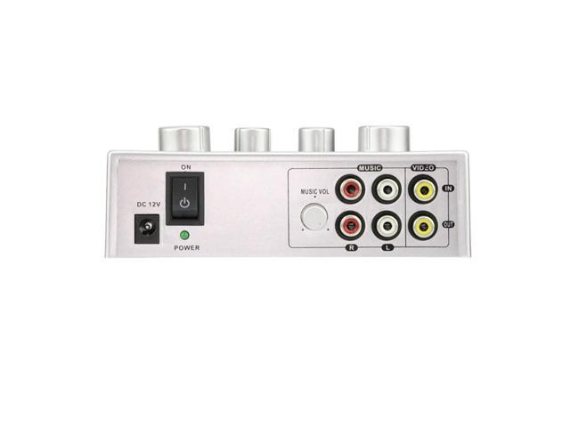 Karaoke Sound Mixer Sound Mixer Professional Audio System Karaoke Dual Mic Inputs Audio Sound Mixer EU Plug B