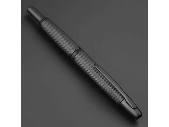 Press Retractable Fountain Pen, 0.4MM Extra Fine Nib l Grid Ink Pen With Clip For School Office Supplies