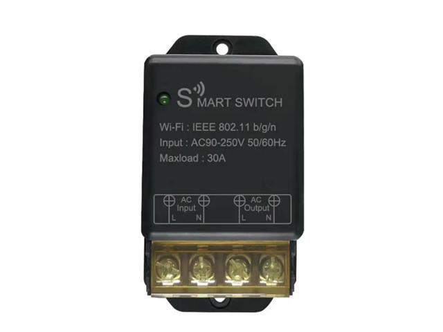 Home Switch 30A AC90-250V Remote Control On Off DIY Circuit Breaker Works With Alexa Home