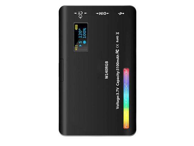 RGB Pocket Handheld LED Lighting SLR Camera Vlog Photography Light Durable Easy Install