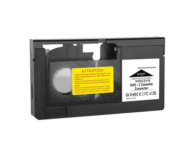 VHS-C Cassette Converter for JVC for RCA for Panasonic VHS to VHSC SVHS-C Cassette Adapter Not for