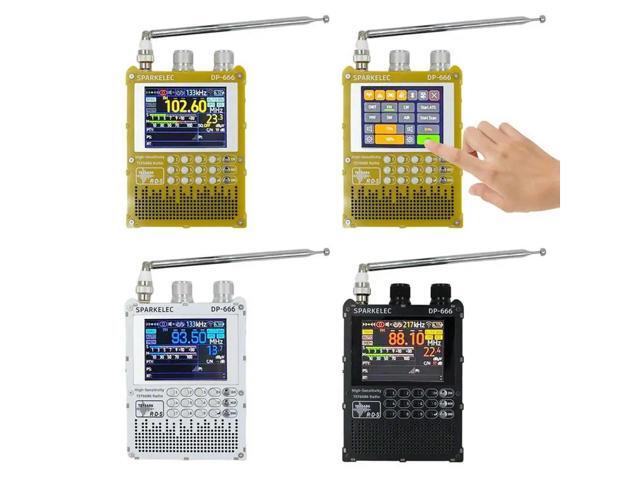 TEF6686 Full Band Radio TEF6686 High Sensitivity Full Band Radio 2.8 Inch IPS Touch Screen FM AM LW MW SW Shortwave White