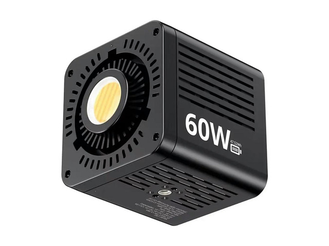 C60 60W Bi-Color Video Light 2500-6500K Dimmable LED Fill Light For Studio Indoor/Outdoor Vlog Photography