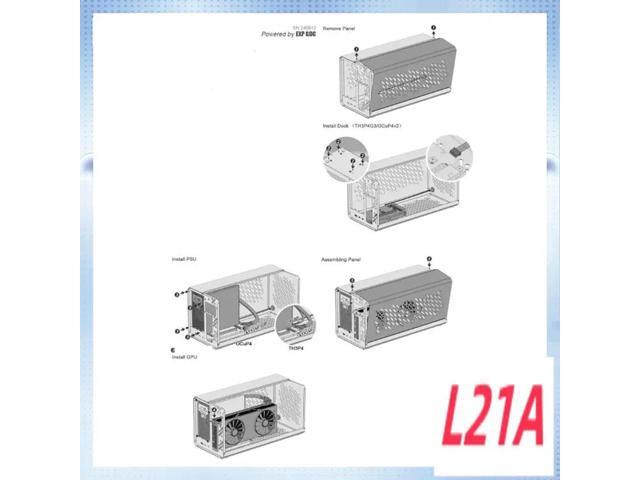 Oculink Thunderbolt3/4 USB4 Chassis Frame Case For TH3P4G3 GPU Dock l Frame Case ATX37 Case