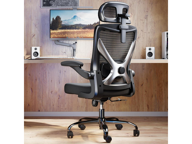 Ergalithic Ergonomic Office Chair - X-Shaped Computer Desk Chair Comfy, Gaming Chair, Office Chair with Lumbar Support, Mesh Office Chairs with...