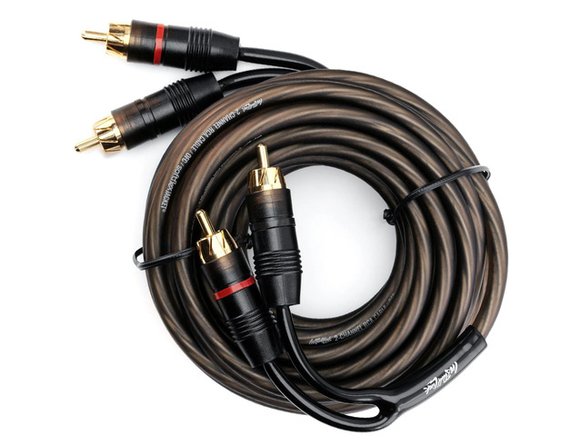 RCA Audio Cable (20 Feet) 2-Male, Subwoofer & Stereo (OFC) Pure OFC Copper Interconnect, 2-Channel, for Amplifier, Home Theater, Pro Studio or...