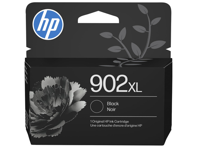 902XL Black High-Yield Ink Cartridge Works with OfficeJet 6950, 6960, Pro 6960, 6970 Series T6L86AN