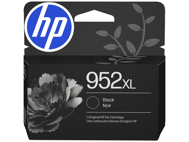 952XL Black High-Yield Ink Cartridge Works with OfficeJet 8702, Pro 7720, 7740, 8210, 8710, 8720, 8730, 8740 Series F6U19AN