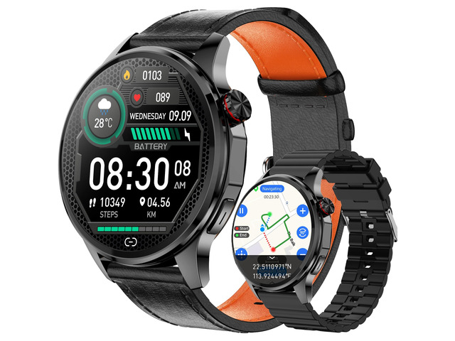 Smart Watch for Men with GPS Maps, 1.46'AI Smartwatch, BT Call/Text Reply 24/7 Heart Rate/Sleep Monitor/Health Analysis, 100+ Sports Modes, 5ATM...