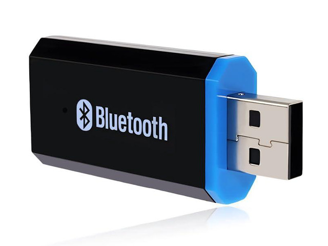 USB Bluetooth Receiver Adapter, Wireless Audio Adapter Car Kit Music Receiver for Home Stereo/Car Stereo Sound System Speakers with 3.5mm...