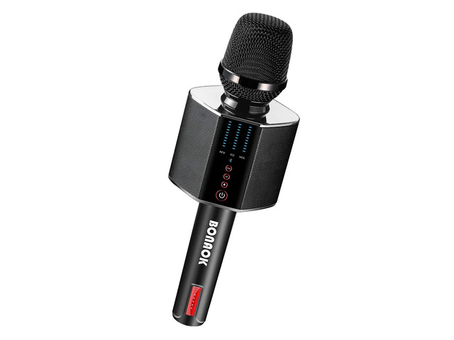 Karaoke Microphone, Portable Wireless Bluetooth Karaoke Mic for Adults & Kids Car Home Outdoor Party, Karaoke Machine for PC/All Smartphone G50 Black...