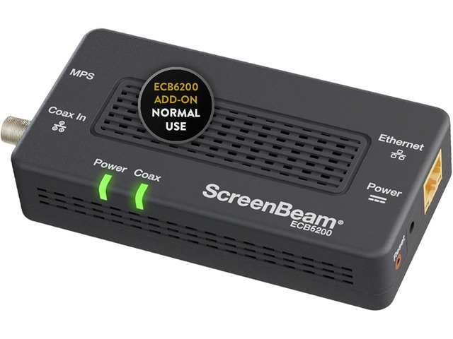 ScreenBeam ECB6200S02 Network AdapterAdd-On Only Bonded MoCA 2.0 - Fast