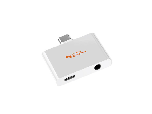 2 in 1 USB C to Audio and Fast Charger Adapter PD 100W Super Type C to 3.5mm Headphone Jack Aux + Charger Splitter Adapter for iPhone 16 15 Pro...