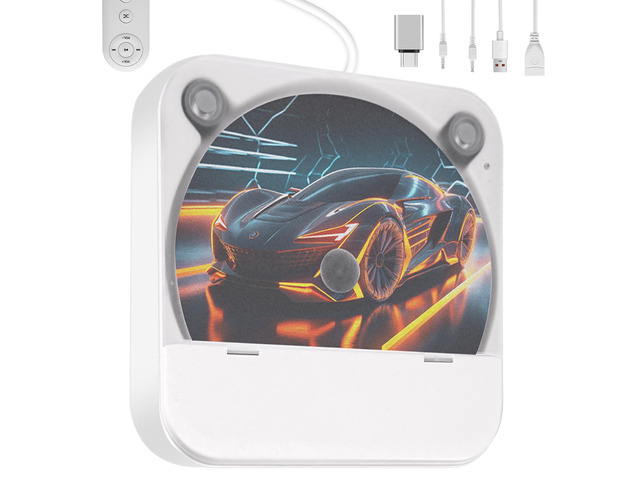 External Portable CD Player for Car - Car CD Player with USB Port AUX Port, Extra USB Extension Cable, Universal USB CD Player for Vehicle, Laptop,...