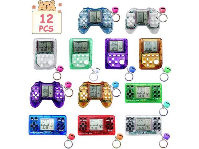 12Pcs Video Game Party Favors for Kids,Mini Game Console Keychain for Kids Boys Birthday Supplies Gaming Party Favors Classroom Prizes