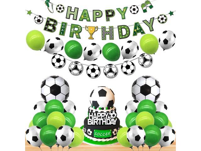 Soccer Birthday Party Decorations Soccer Balloons Banner For Mens Boys Birthday Party Sports Theme Party Football Theme Party Supplies