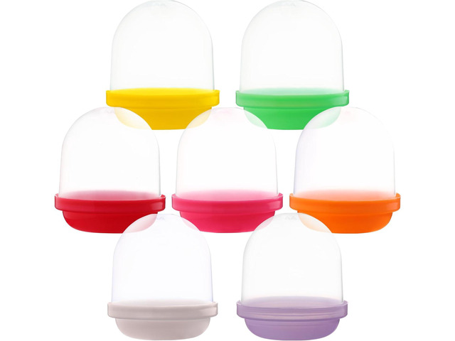 Capsule Vending Machine Translucent Acorn Capsules Empty 250 pcs 1.1 inch - Gumball Machine Capsules Bulk Party Favors Containers - Easter Basket...