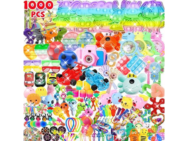 1000+ PCS Party Favors for Kids,Fidget Toys Pack,Christmas Stocking Stuffers,, Birthday Gift, Treasure Box,Goodie Bag Stuffers, Carnival Prizes,.