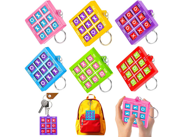 24PCS Tic Tac Toe Game Birthday Summer Party Favors Goodie Bags Stuffers for Kids 3-5 4-8 8-12 Classroom Treasure Chest Carnival Prize Box Toys...