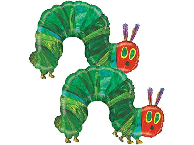 Set of 2 The Very Hungry Caterpillar Eric Carle Jumbo 36' Foil Party Balloons
