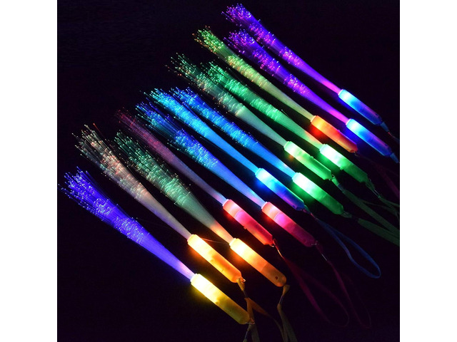 M. best 12pcs Glow Sticks Party Supplies, 3 Modes Colorful Flashing LED Light Up Glow Wands Sticks for Party Favors