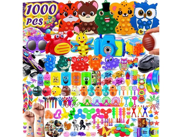 1000 PCS Party Favors for Kids, Bulk Fidget Toys,Goodie Bags Stuffers, Treasure Box Toy for Classroom Prizes, Birthday Gifts, Stocking Pinata.