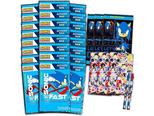 Sonic The Hedgehog Sonic Birthday Party Favors Set – Bundle with 24 Play Packs Mini Coloring Books, Stickers, and More for Goodie Bags (Sonic. Sonic The Hedgehog Sonic Birthday Party Favors Set – Bundle with 24 Play Packs Mini Coloring Books, Stickers, and More for Goodie Bags (Sonic.