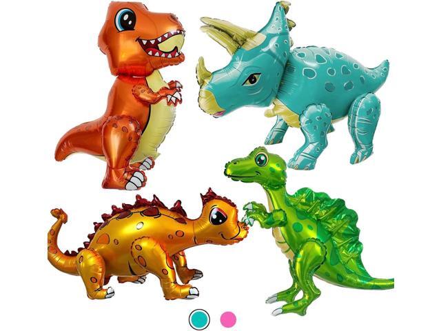 Giant 3D Dinosaur Balloon for Birthday Party Decorations, Cute Self Standing Dino Balloons, Aluminium Foil Balloons for Birthday Party Supplies...