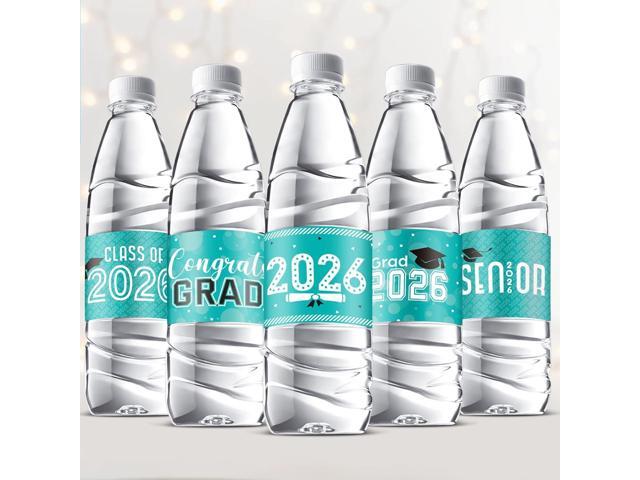 Outus 39 Pcs Graduation Decorations Water Bottle Labels 2026 Congrats Grad Stickers Class of Party Supplies for High School College Nursing.