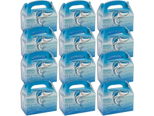 Fun Express JAWSOME SHARK TREAT BOXES - Party Supplies - 12 Pieces