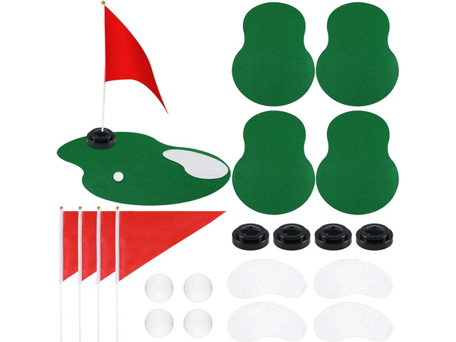 4 Set 20 PCS Golf Sport Centerpieces Table Decorations Golf Themed Party Decorations Golf Birthday Party Supplies Including Golf Ball Sand Trap Red...