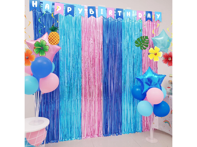 Cartoon Birthday Decorations with 2Pack Cartoon Party Streamers, 18pcs Cartoon Party Balloons & 1pcs Cartoon Birthday Banner for Cartoon Birthday...