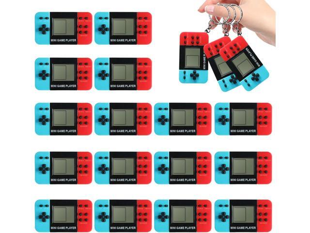 APZ 16 Video Game Party Favors for Kids,Video Game Keychain Party Birthday Supplies,Goodies Bags Stuffer,Carnival Prizes,Treasure Box Toys