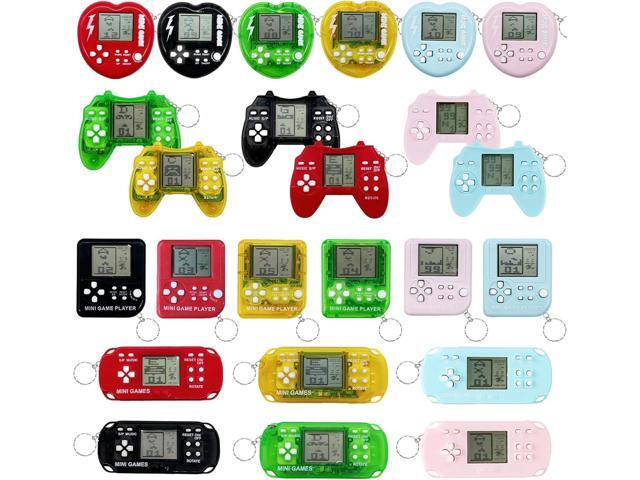 24Pcs Video Game Party Favors,Mini Game Keychains for Kids & Gamer Birthday Decorations Video Gamer Party Supplies Classroom Prizes for Boys and Girls