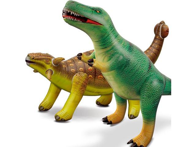 HOHQB Inflatable Dinosaur Toys Jurassic Birthday Party Supplies,Large Blow up Dinosaur Balloons Party Decorations for Kids Boys and Girls (39.5'...
