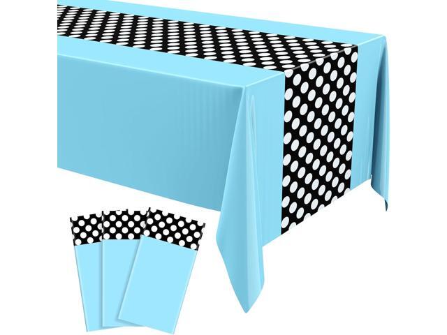 Irenare 3 Pcs Mouse Theme Birthday Party Supplies Decoration Christmas Mouse Tablecloth Plastic Table Cover Polka Dot Tablecloth Lady Bug Party...