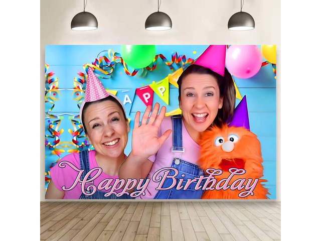 Rachel Backdrop Birthday Decorations, Rachel Birthday Banner Backdrop for Kids Birthday Party Supplies (5x3ft)