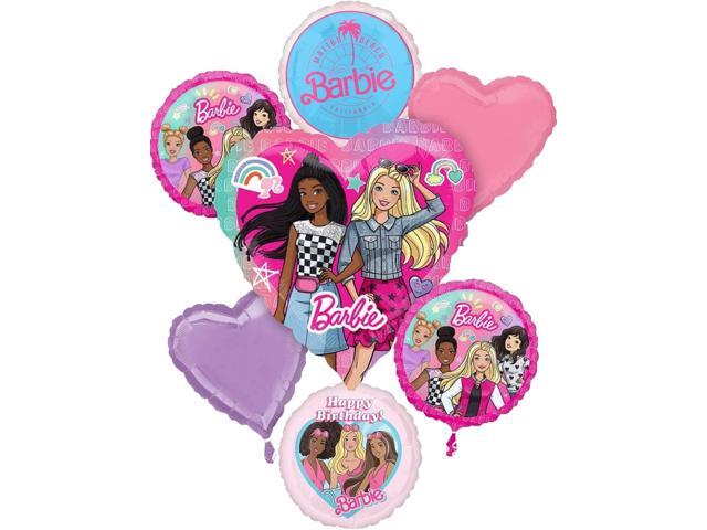 Barbie's Birthday Party Supplies Dream Together Foil Balloon Bouquet Decorations