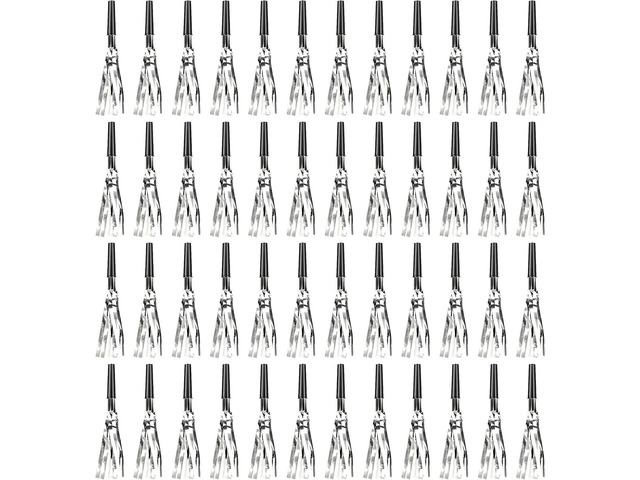 Silver New Years Noise Makers 48 PCS NYE Party Blowers Blowouts New Years Eve Games Favors Supplies Birthday Pep Rally for Adult Prank Graduation...