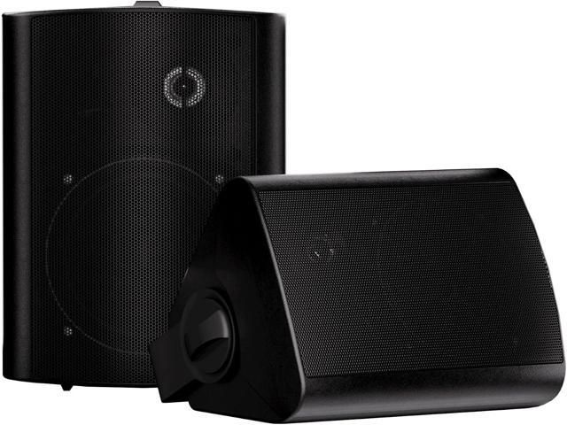 Herdio 5.25 Inches Passive Outdoor Speakers Wired Waterproof, 300 Watts Wall Mount Speakers All Weather for Patio Indoor Deck Countryard (1 Pair,...